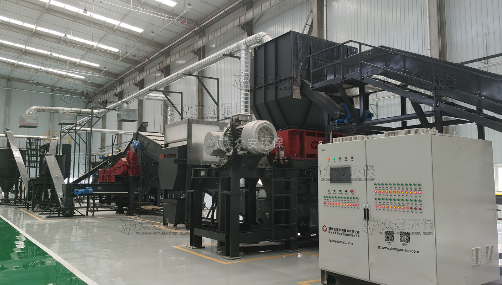 張家口萬噸級退役風電葉片預處理產線